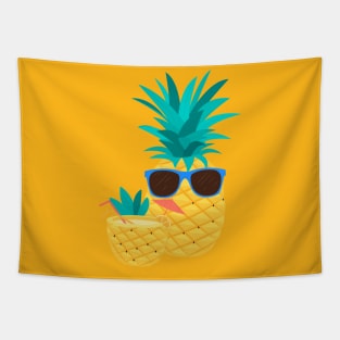 Hawaiian Pineapple T-Shirt with Sunglasses – Cool Tee Shirt Tapestry