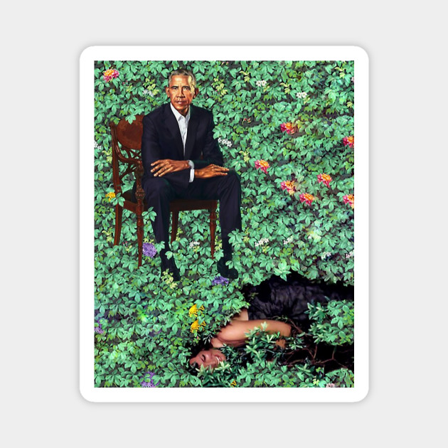 Barack Obama Painting President Magnet Teepublic
