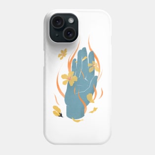 Healing Hand Illustration for Yoga and Reiki Lovers Phone Case