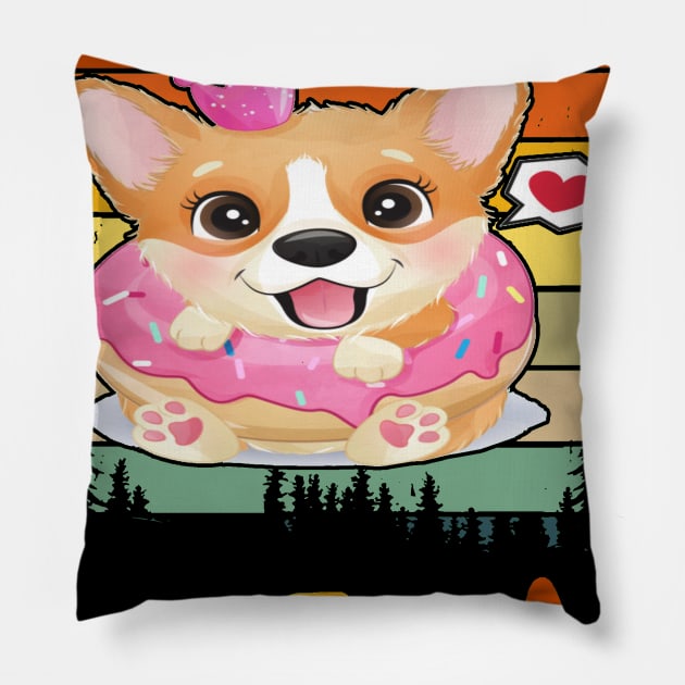 Corgi Dad  (59) Pillow by Darioz