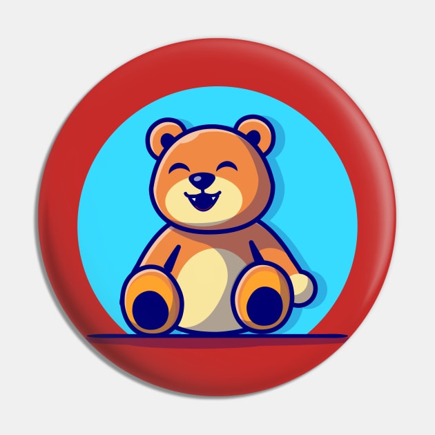 Cute Teddy Bear Cartoon Vector Icon Illustration Pin by Catalyst Labs