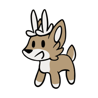 Plush deer. T-Shirt