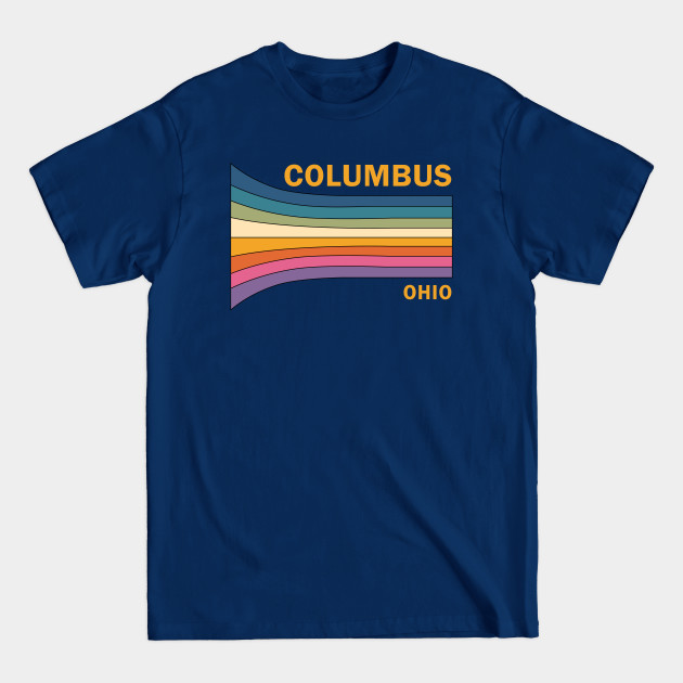 Discover Retro Vintage 70s Columbus Ohio Gift - Columbus Ohio - T-Shirt