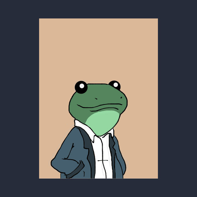 Office Frog by PruneyToons