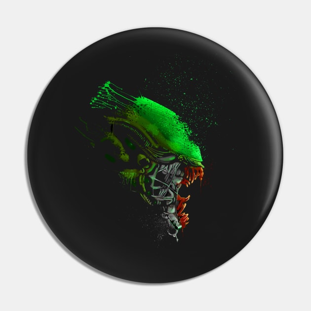 Xeno Splat Pin by sullyink