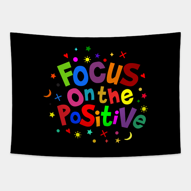 Focus on the positive Tapestry by happieeagle