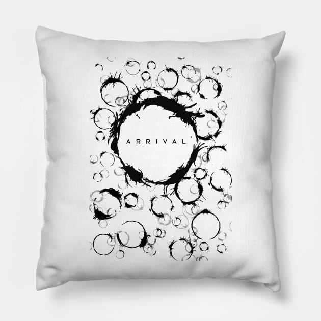 Heptapod language Pillow by visualangel