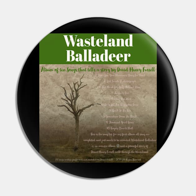 Wasteland Balladeer Album cover Pin by Fussell Films