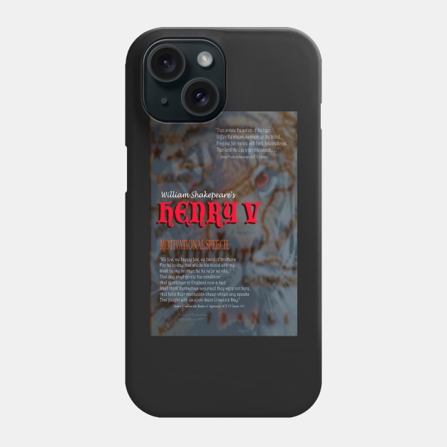 Henry V: "Band of brothers" Phone Case by KayeDreamsART