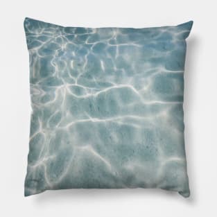 Crystal clear sea Pillow