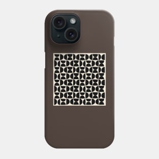 Abstract Retro Midmod Shapes Phone Case