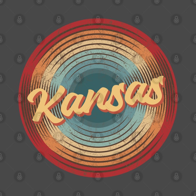 Kansas Vintage Circle by musiconspiracy