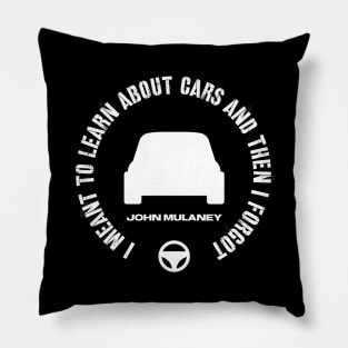 Meant To Learn About Cars Pillow