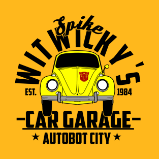 Spike's car garage T-Shirt