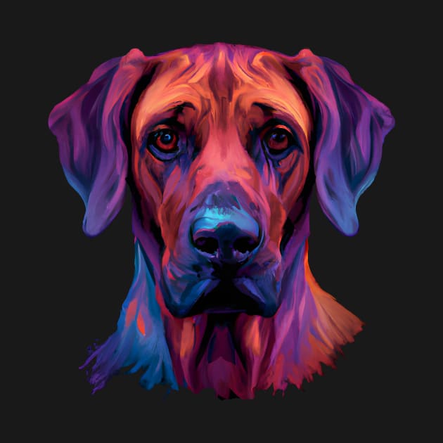 Rhodesian Ridgeback African Lion Dog Illustration by Furrban