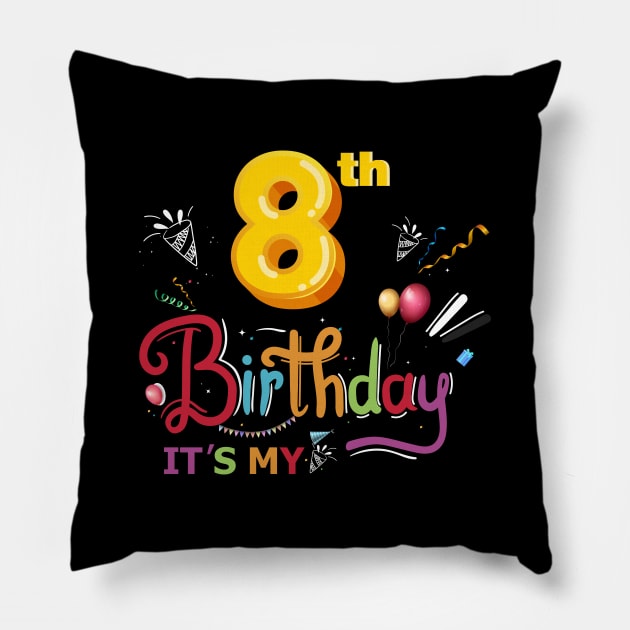 birthday shirt 6 yers girl or boy T-Shirt T-Shirt Pillow by samirysf