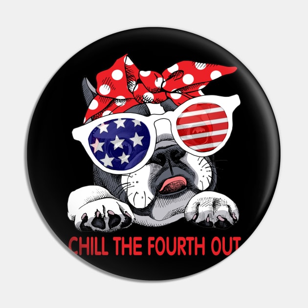 French Bulldog Funny 4th Of July Gift For Frenchie Lover Pin by Kaileymahoney