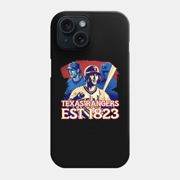 TEXAS RANGERS EST 1823 Phone Case by Pixy Official