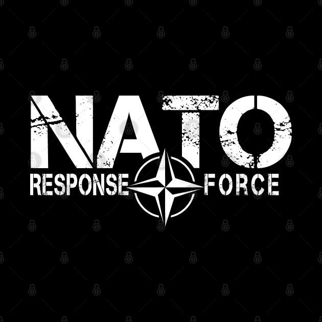 NATO Response Force   (white logo) by Illustratorator