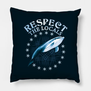 Respect The Locals - Dolphins Pillow