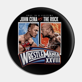 John Cena Vs. The Rock Match WrestleMania 28 Pin