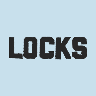 Locks in Black T-Shirt