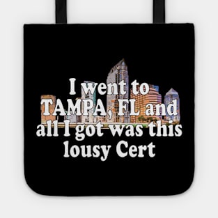 Tampa Souvenir Shirt Tote