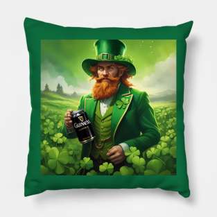 Folk Art Leprechaun Pillow