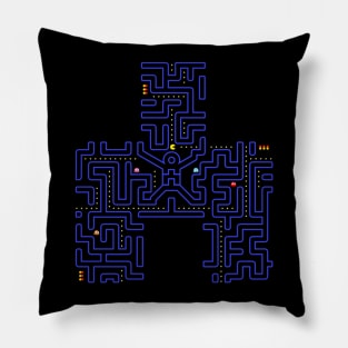 Bandersnatch Pacman Maze WW Pillow