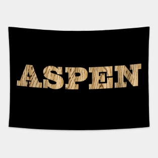 Aspen Colorado wood texture Tapestry