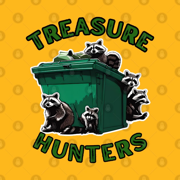 Raccoons Raiding a Dumpster. by Gone Retrograde