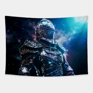 Armor Warrior Fantastic Cosmic Magical Tapestry