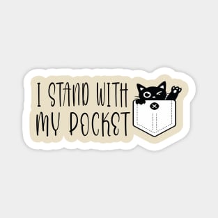 I stand with my pocket Magnet