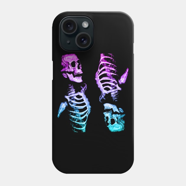 Decaying Skeletons Phone Case by Shawnsonart