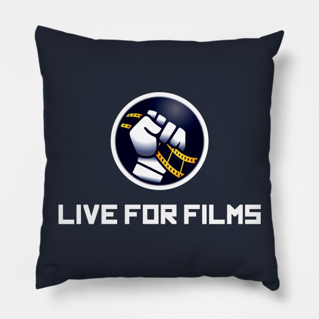 Live For Films Logo Pillow by Live for Films
