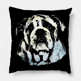 Cute English Bulldog Puppy Pillow