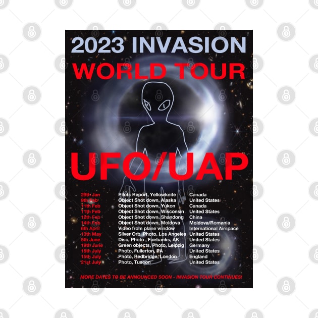 UFO 2023 Invasion Tour by fizzy121design