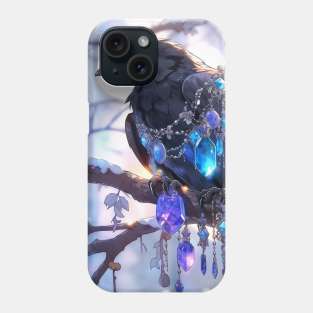 Jeweled Raven Phone Case