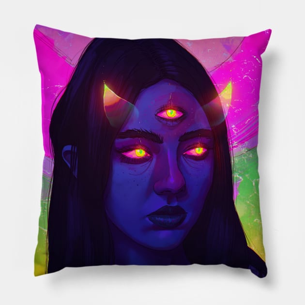 Anima Umbra Pillow by PHAZED