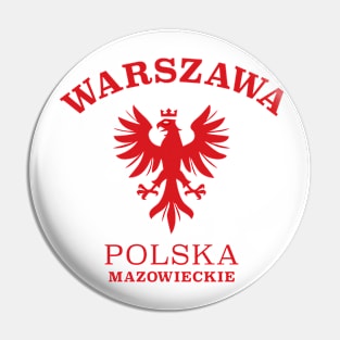 WARSZAWA Pin