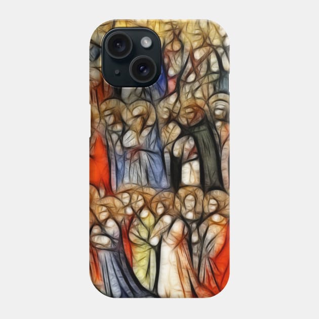 All Saints Catholic Painting Phone Case by theincomeplug