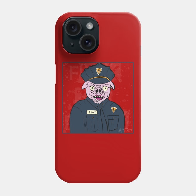Officer A. Hole Phone Case by mynameissavage