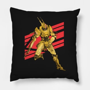 Jackrabbot Yellow Red Pillow