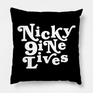 Nicky 9ine Lives Pillow