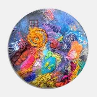 The Big Bang, multi-coloured art Pin