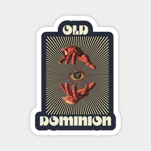 Hand Eyes Old Dominion Magnet