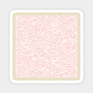 Blush Mushroom Texture Magnet