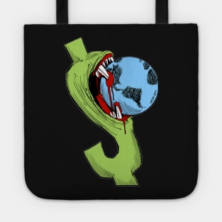 Greedy Dollar Anti Capitalism Tote