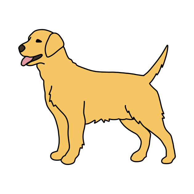 Golden Labrador by Kelly Louise Art