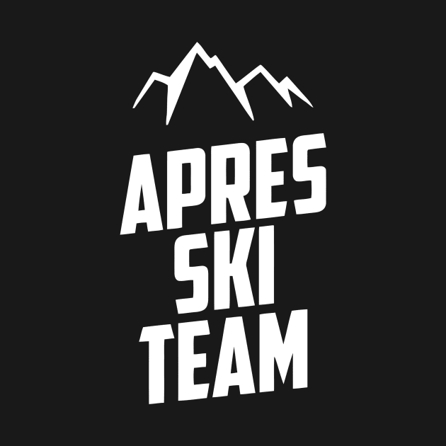 Apres Ski Team Mountain by Ramateeshop